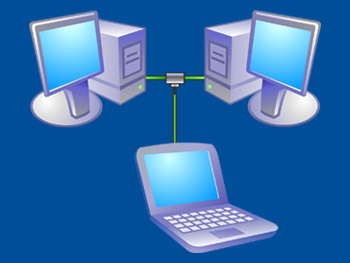 Graphical representation of a computer network firewall